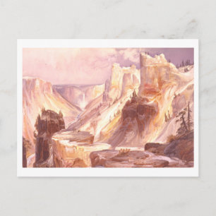 Grand Canyon Vintag Prang Lithograph Postkarte