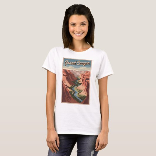 Grand Canyon Vintag T-Shirt (Vorne ganz)