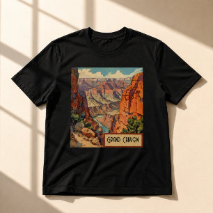 Grand Canyon Vintage-Abenteuerbekleidung T-Shirt