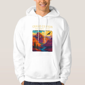 GRAND CANYON - Vintage-Malerische Kunst Hoodie