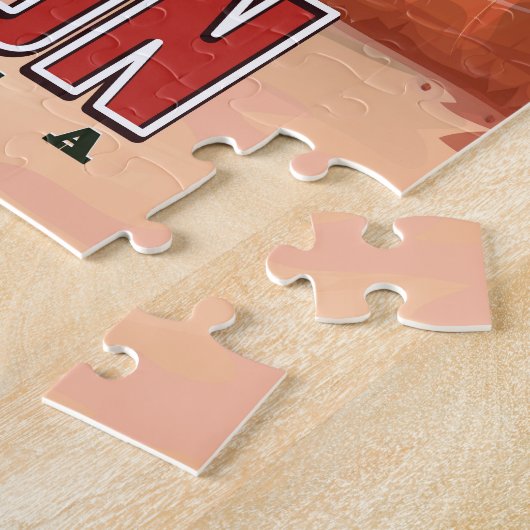 Grand Canyon Vintage Reise. Puzzle (Seite)