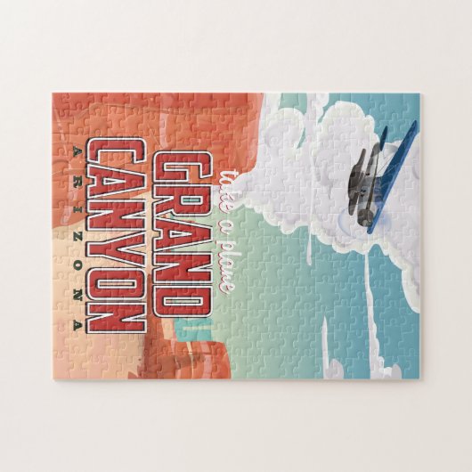 Grand Canyon Vintage Reise. Puzzle (Horizontal)