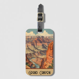 Grand Canyon Vintage Südwest-Landschaft Gepäckanhänger