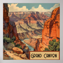 Grand Canyon Vintage Südwest-Landschaft