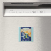 Grand Canyon - Vintage Travel Magnet (In Situ (Geschirrspüler))