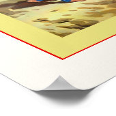 Grand Canyon ~ Vintage Travel Poster (Ecke)