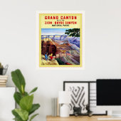 Grand Canyon ~ Vintage Travel Poster (Heimbüro)