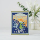 Grand Canyon - Vintage Travel Postkarte (Stehend Vorderseite)