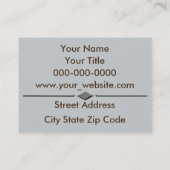 Grand Canyon Visitenkarte (Rückseite)