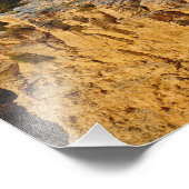 Grand Canyon vom südlichen Rand bei Sonnenuntergan Fotodruck (Ecke)