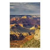 Grand Canyon vom südlichen Rand bei Sonnenuntergan Fotodruck (Vorne)
