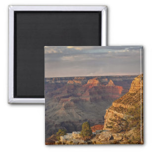 Grand Canyon vom südlichen Rand bei Sonnenuntergan Magnet