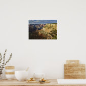 Grand Canyon vom südlichen Rand bei Sonnenuntergan Poster (Küche)
