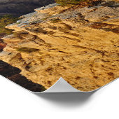 Grand Canyon vom südlichen Rand bei Sonnenuntergan Poster (Ecke)