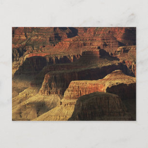 Grand Canyon vom südlichen Rand bei Sonnenuntergan Postkarte