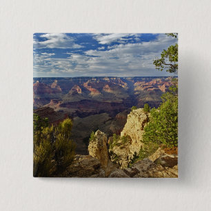 Grand Canyon von der Südumrandung bei Sonnenunterg Button