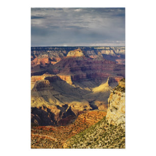 Grand Canyon von der Südumrandung bei Sonnenunterg Fotodruck