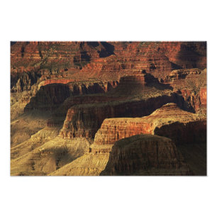 Grand Canyon von der Südumrandung bei Sonnenunterg Fotodruck