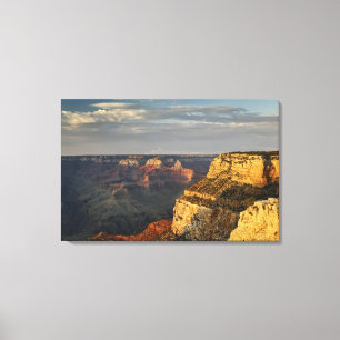 Grand Canyon von der Südumrandung bei Sonnenunterg Leinwanddruck