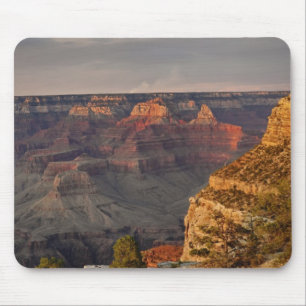 Grand Canyon von der Südumrandung bei Sonnenunterg Mousepad