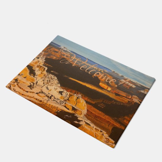 Grand Canyon von Gary Poling Fußmatte (Schrägansicht)