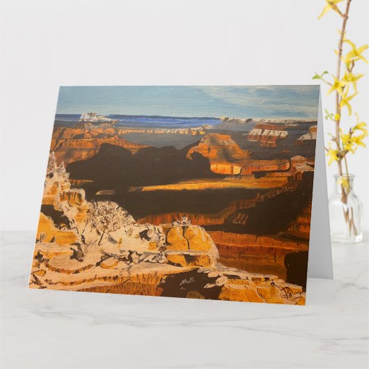 Grand Canyon von Gary Poling Karte (Gelbe Blume)