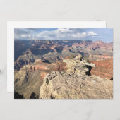 Grand Canyon von oben Mitteilungskarte (Vorne/Hinten)