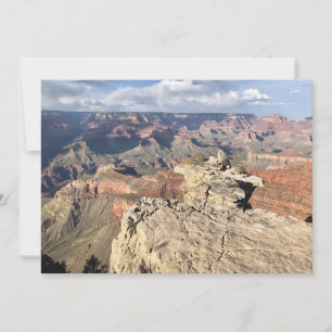 Grand Canyon von oben Mitteilungskarte