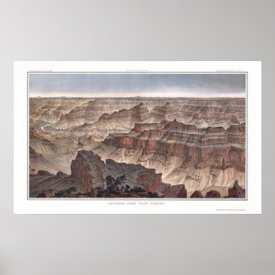 Grand Canyon von Pt. Sublime von Dutton 1882B Poster