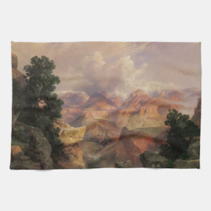 Grand Canyon von Thomas Moran, Vintage Landschaft Geschirrtuch