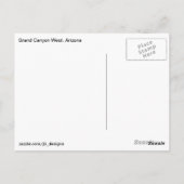 Grand Canyon West Postkarte (Rückseite)