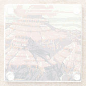 Grand Canyon Western Graphic Art American Glasuntersetzer (Rückseite)