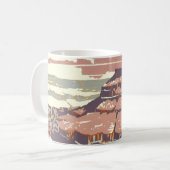 Grand Canyon Western Graphic Art American Kaffeetasse (Vorderseite Links)