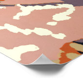 Grand Canyon Western Graphic Art American Poster (Ecke)