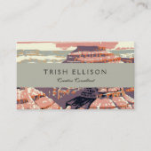 Grand Canyon Western Graphic Art American Visitenkarte (Vorderseite)