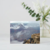 Grand Canyon Winter Clouds Postkarte (Stehend Vorderseite)