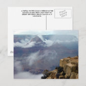 Grand Canyon Winter Clouds Postkarte (Vorne/Hinten)