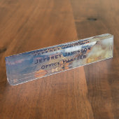 Grand Canyon, Wolken, Name und Titel, Acrylic Namensplakette (Seite)