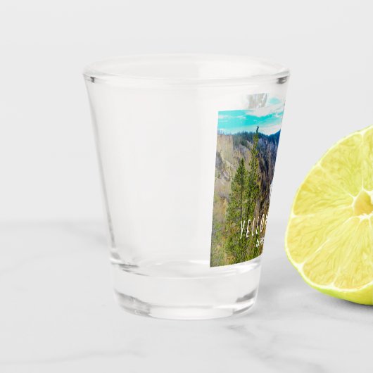 Grand Canyon, Yellowstone Nationalpark Schnapsglas (Links)