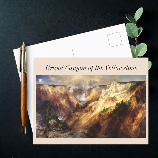 Grand Canyon - Yellowstone von Thomas Moran Postkarte