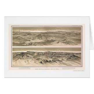 Grand- Canyonansicht 1882 Mt. Emma und Mt.