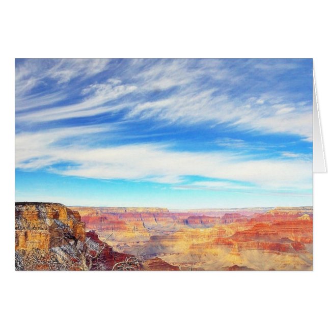Grand- Canyonarizona-Wolken (Vorderseite (Horizontal))