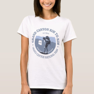 Grand- Canyonkante, zum der Spur (BG) einzufassen T-Shirt