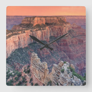 Grand- CanyonNationalpark, Arizona Quadratische Wanduhr