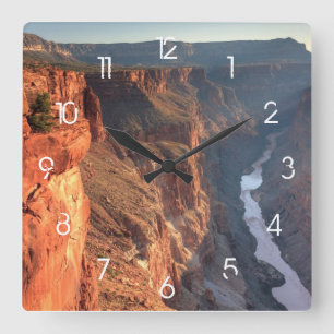Grand- CanyonNationalpark, USA Quadratische Wanduhr