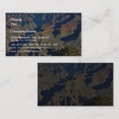 Grand Canyons-Blick Visitenkarte (Vorne/Hinten)