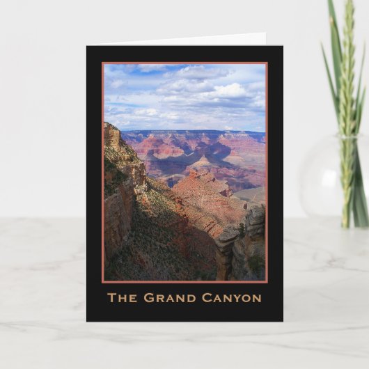 Grand- Canyonsüdkante-Gruß-Karte Arizonas Karte (Vorderseite)