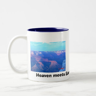 Grand- Canyonsüdkante, Südkante, Himmel trifft Zweifarbige Tasse