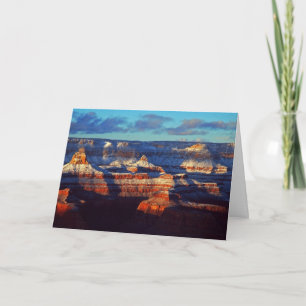 Grand- Canyonweihnachtskarte Feiertagskarte
