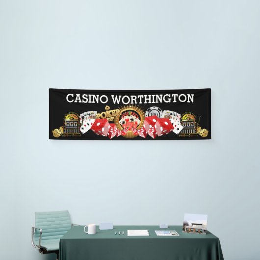 GRAND CASINO NIGHT Banner (Messeveranstaltung)